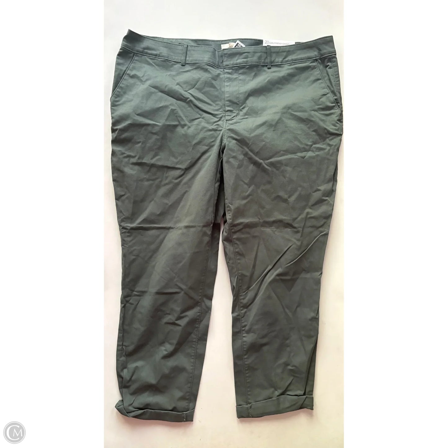 Jeans Skinny By Loft In Green, Size: 20