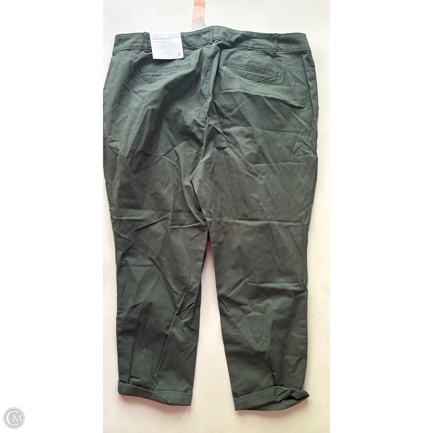 Jeans Skinny By Loft In Green, Size: 20