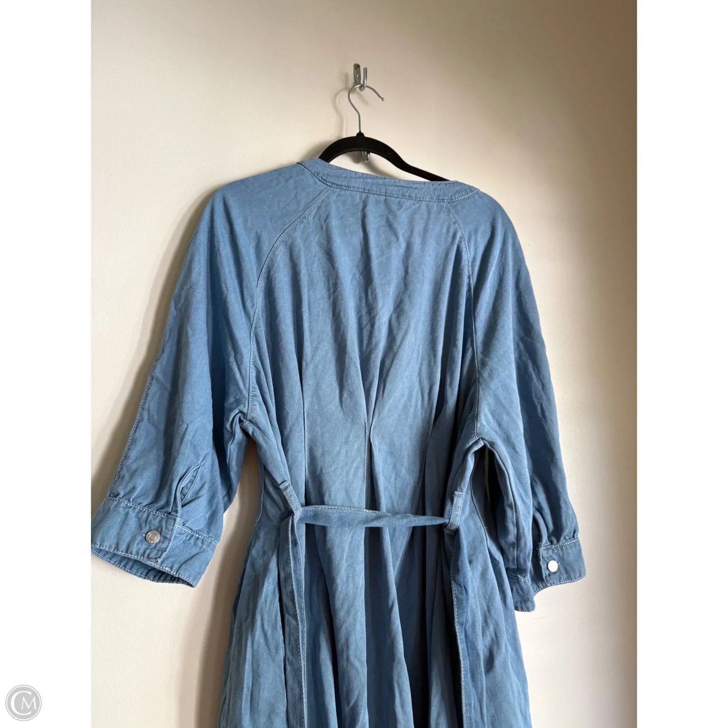 Dress Casual Midi By Clothes Mentor In Blue, Size: 2x