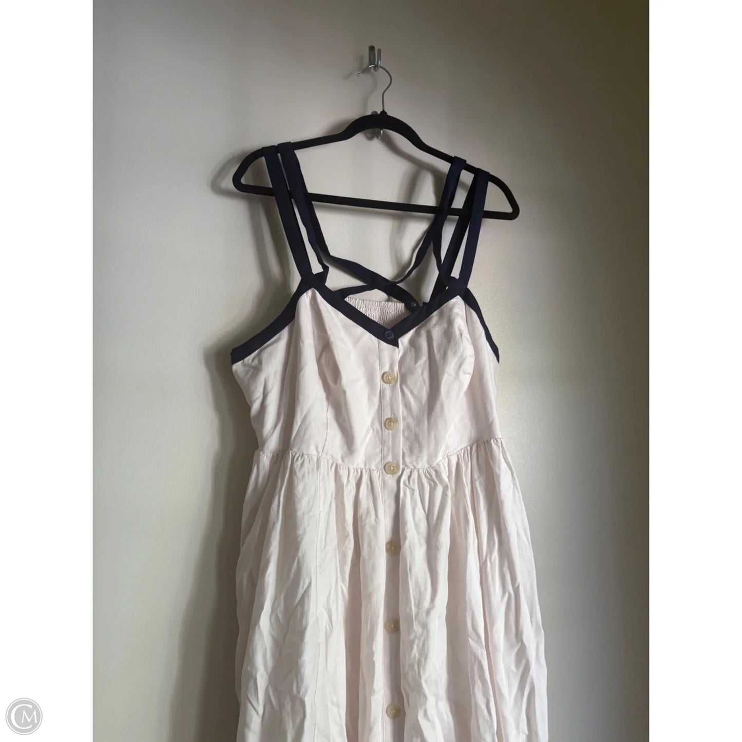 Dress Casual Midi By Maeve In White, Size: 16