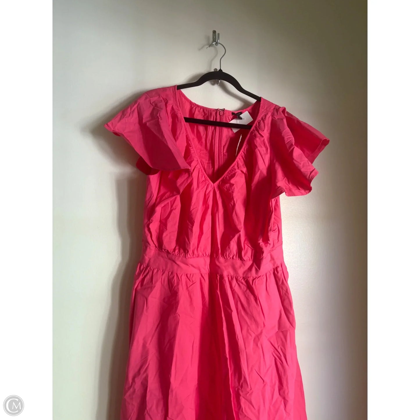 Dress Casual Midi By Ann Taylor In Pink, Size: 16