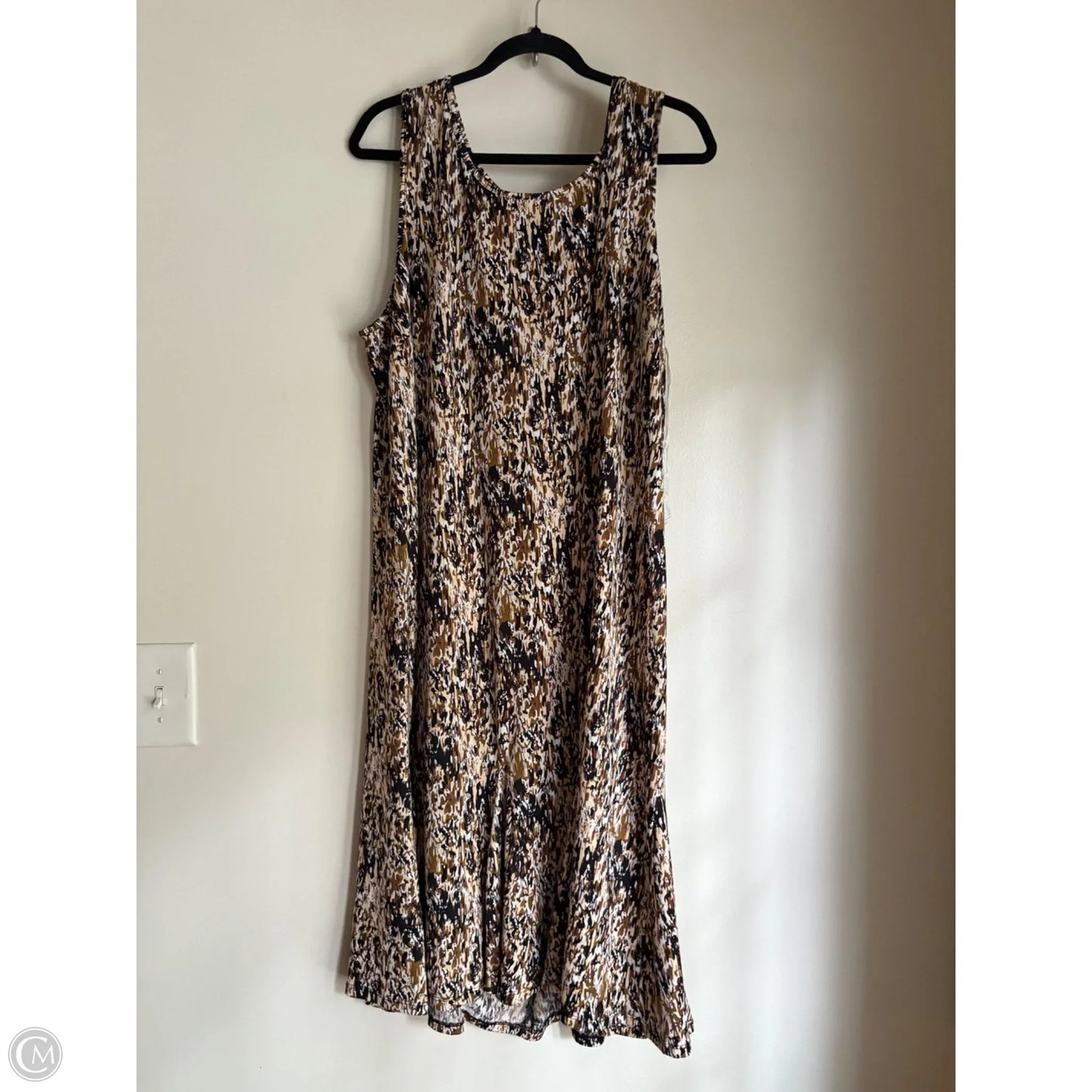 Dress Casual Midi By true envy In Brown, Size: 22