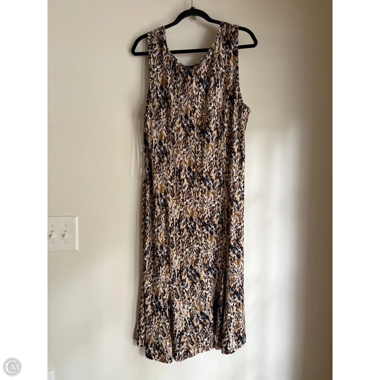 Dress Casual Midi By true envy In Brown, Size: 22