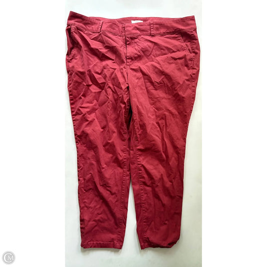 Pants Chinos & Khakis By Loft In Pink, Size: 22
