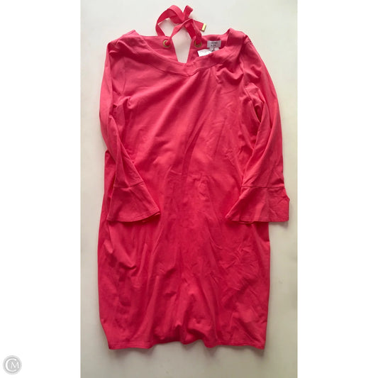 Dress Casual Midi By Crown And Ivy In Pink, Size: L