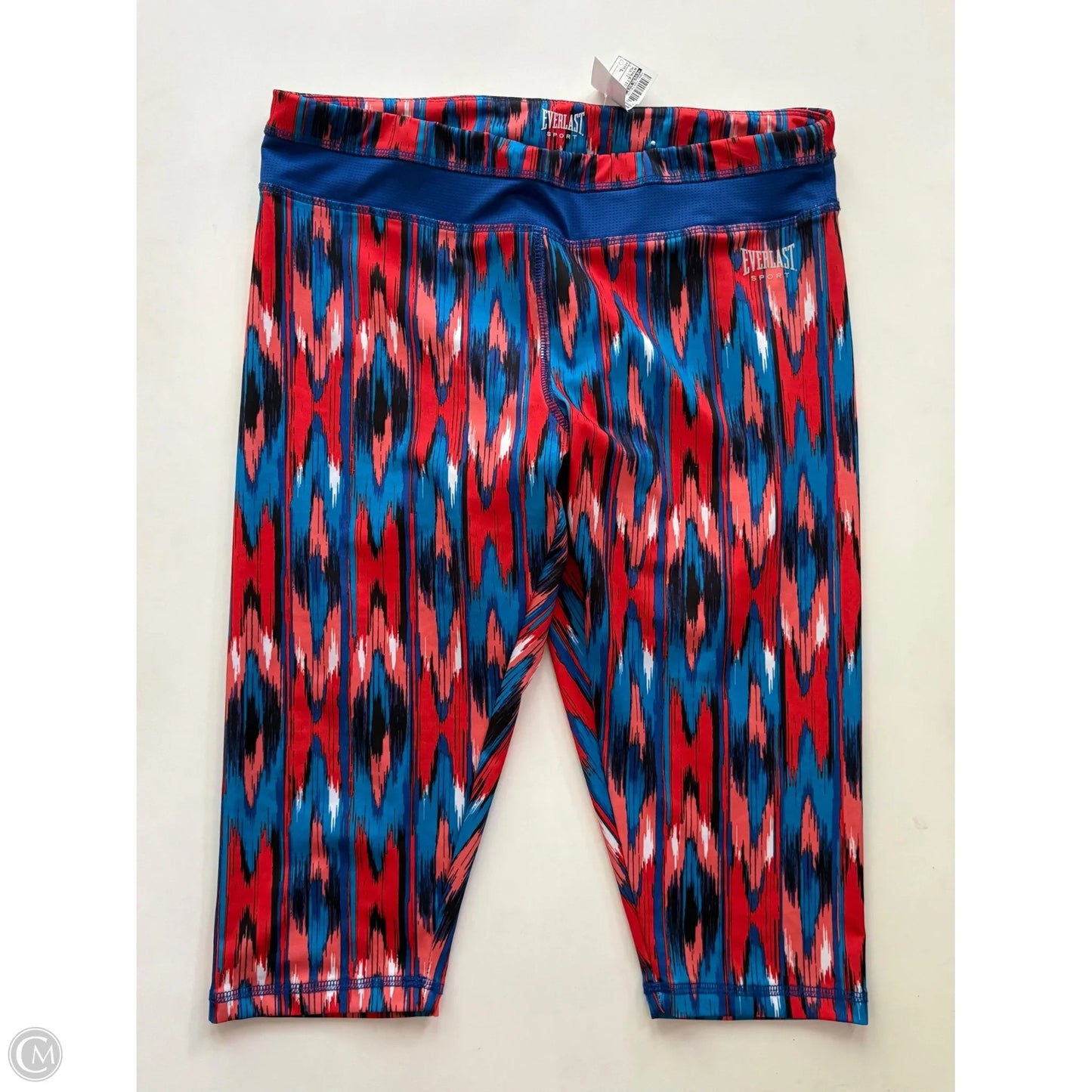 Athletic Leggings By Everlast In Multi-colored, Size: L