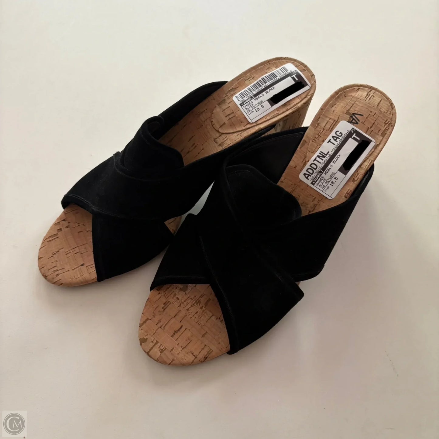 Shoes Heels Block By Vaneli In Black, Size: 10.5