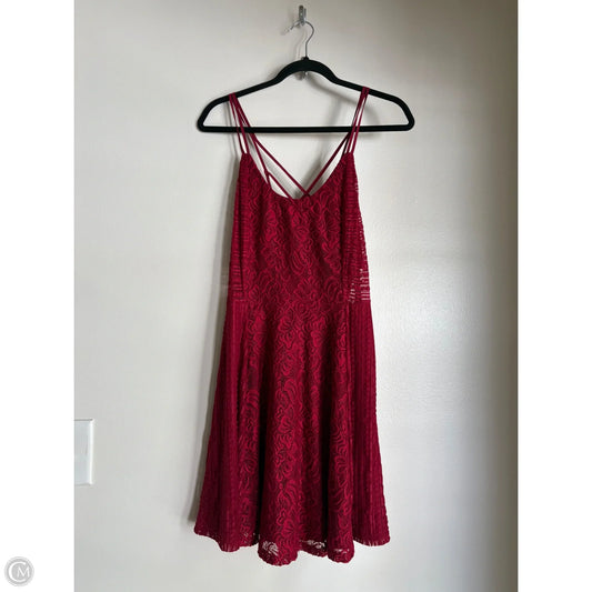 Dress Casual Short By Altard State In Red, Size: L