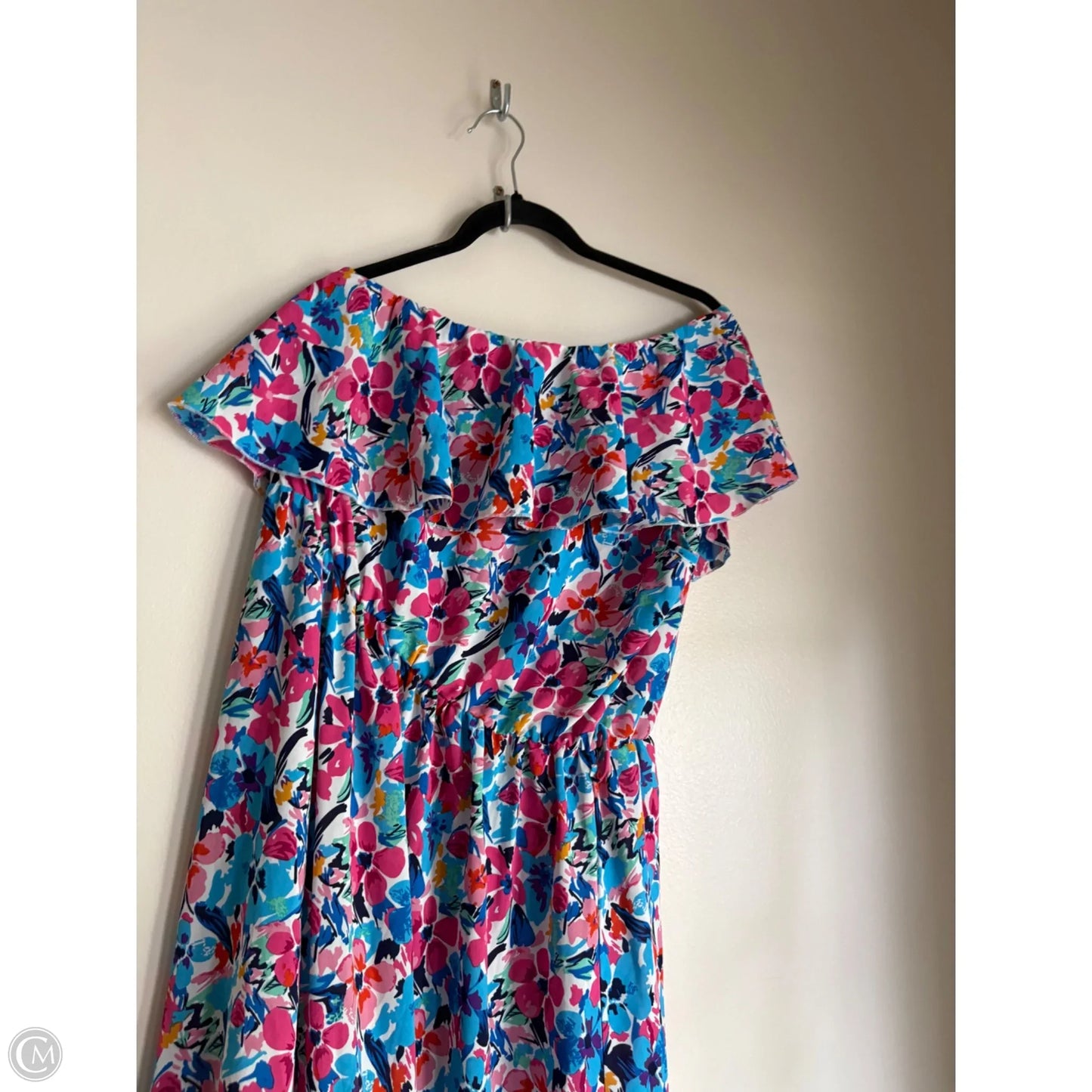 Dress Casual Midi By btfbm In Floral Print, Size: Xl