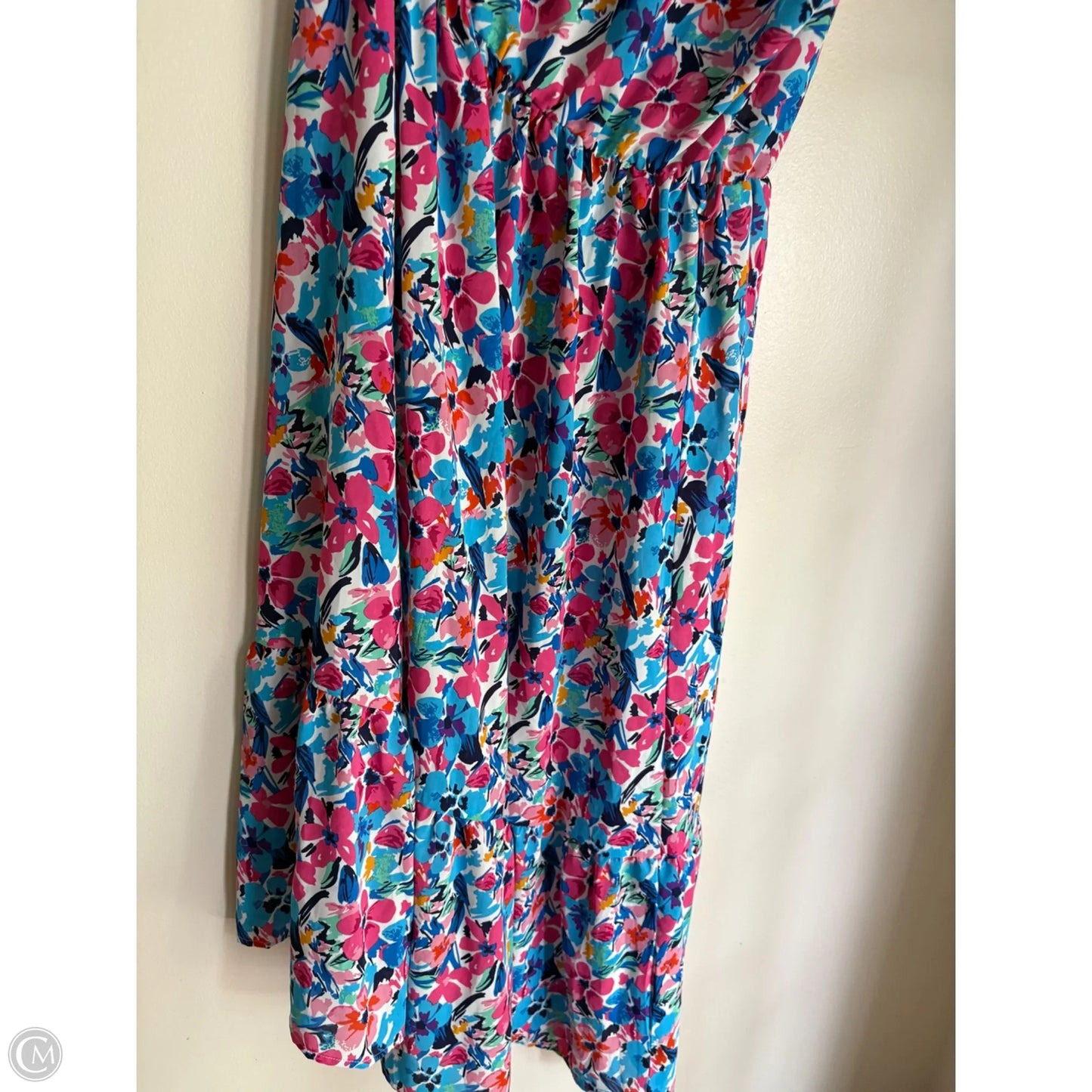 Dress Casual Midi By btfbm In Floral Print, Size: Xl