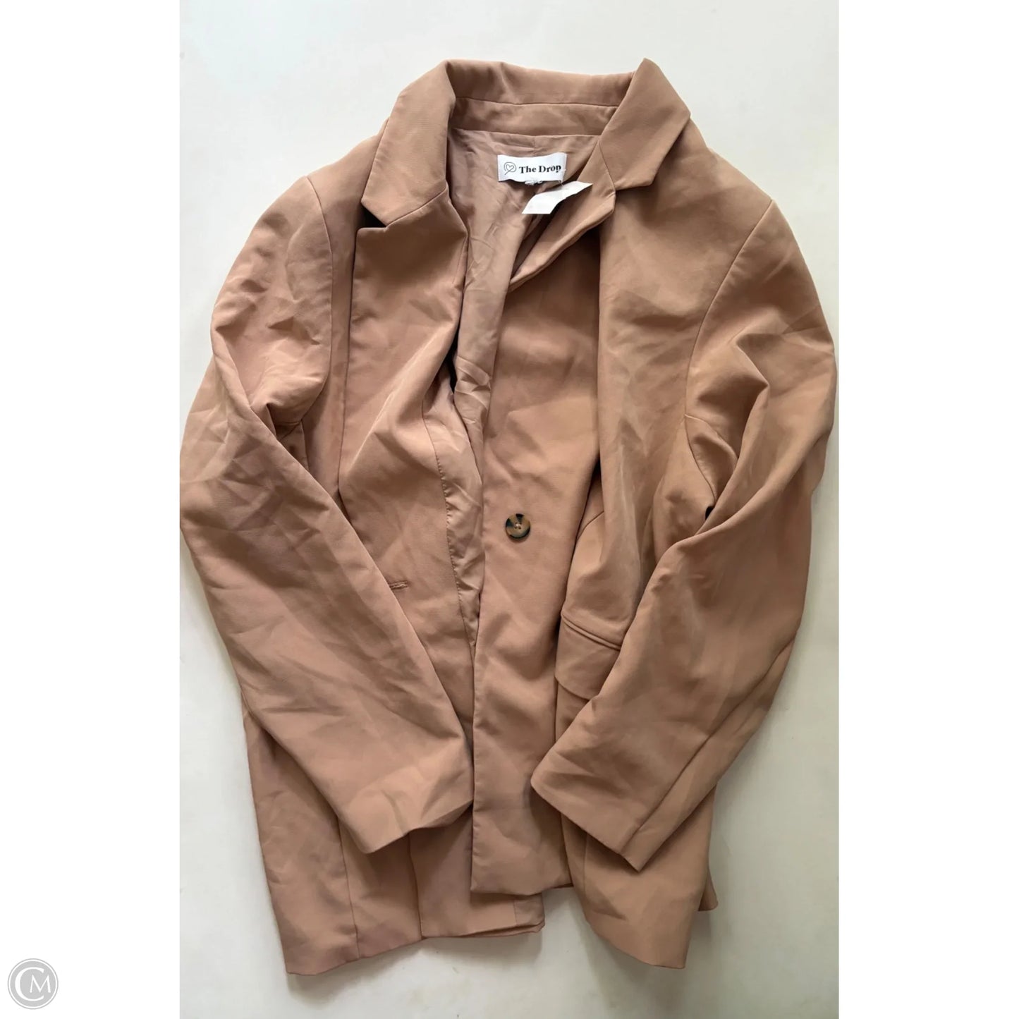 Blazer By the drop In Tan, Size: 1x