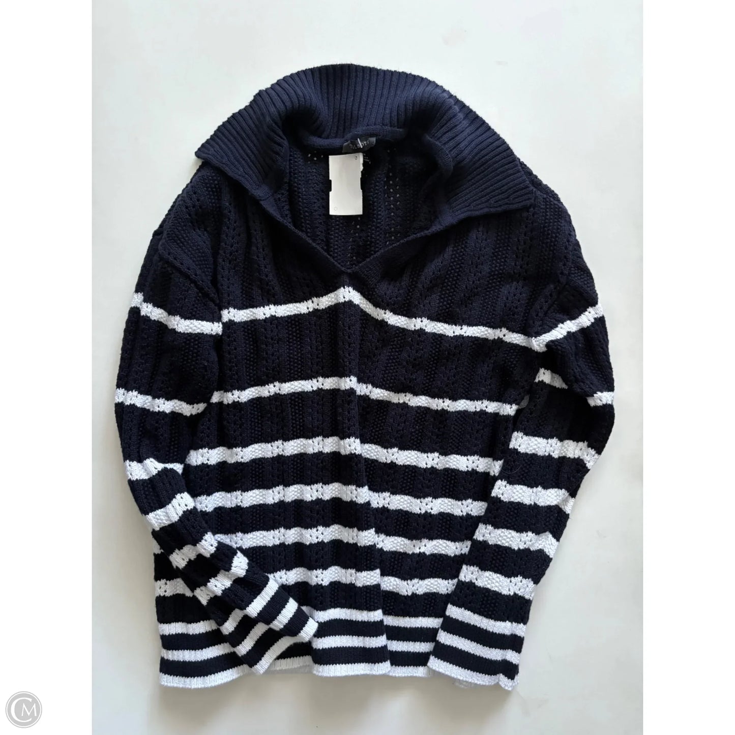 Sweater By Talbots In Blue, Size: M