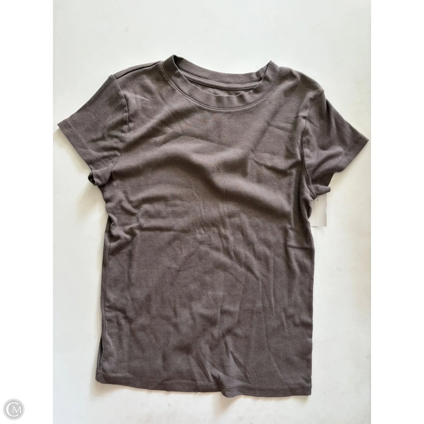 Blouse Short Sleeve By A New Day In Brown, Size: M