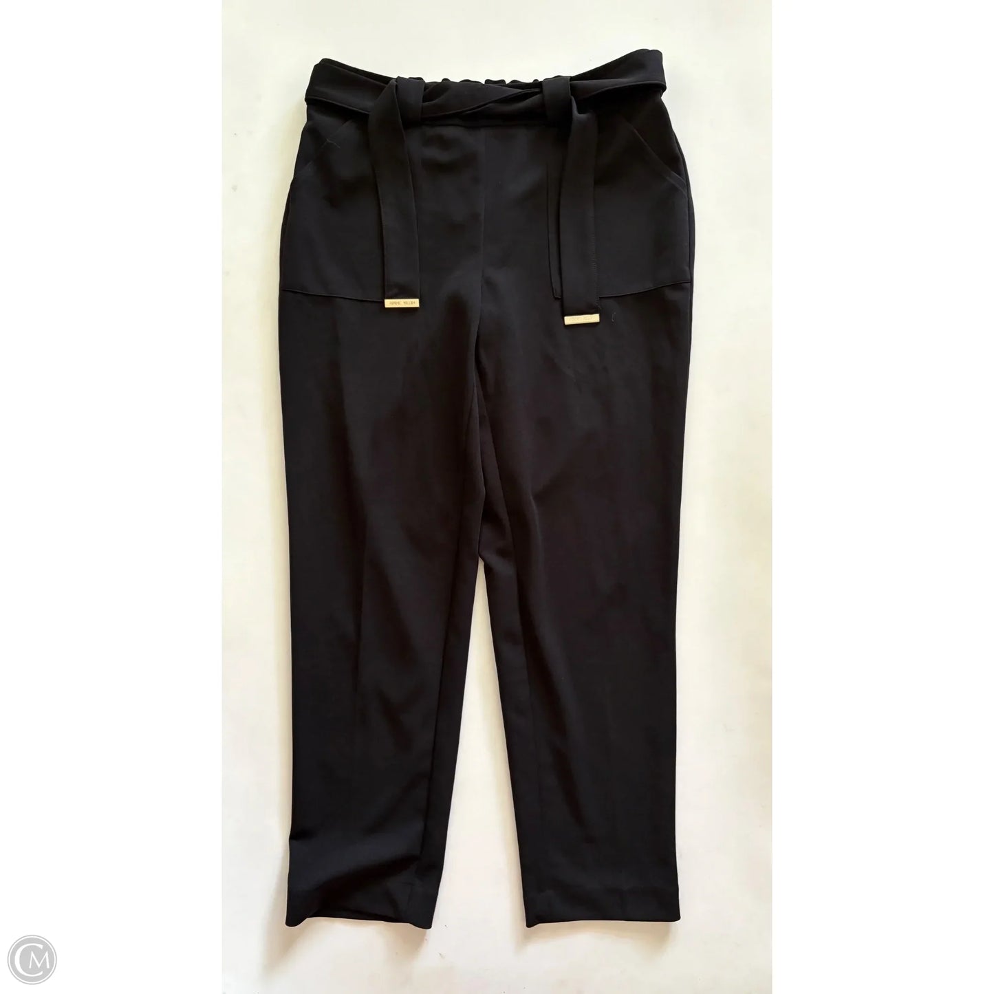 Pants Chinos & Khakis By Anne Klein In Black, Size: Mp