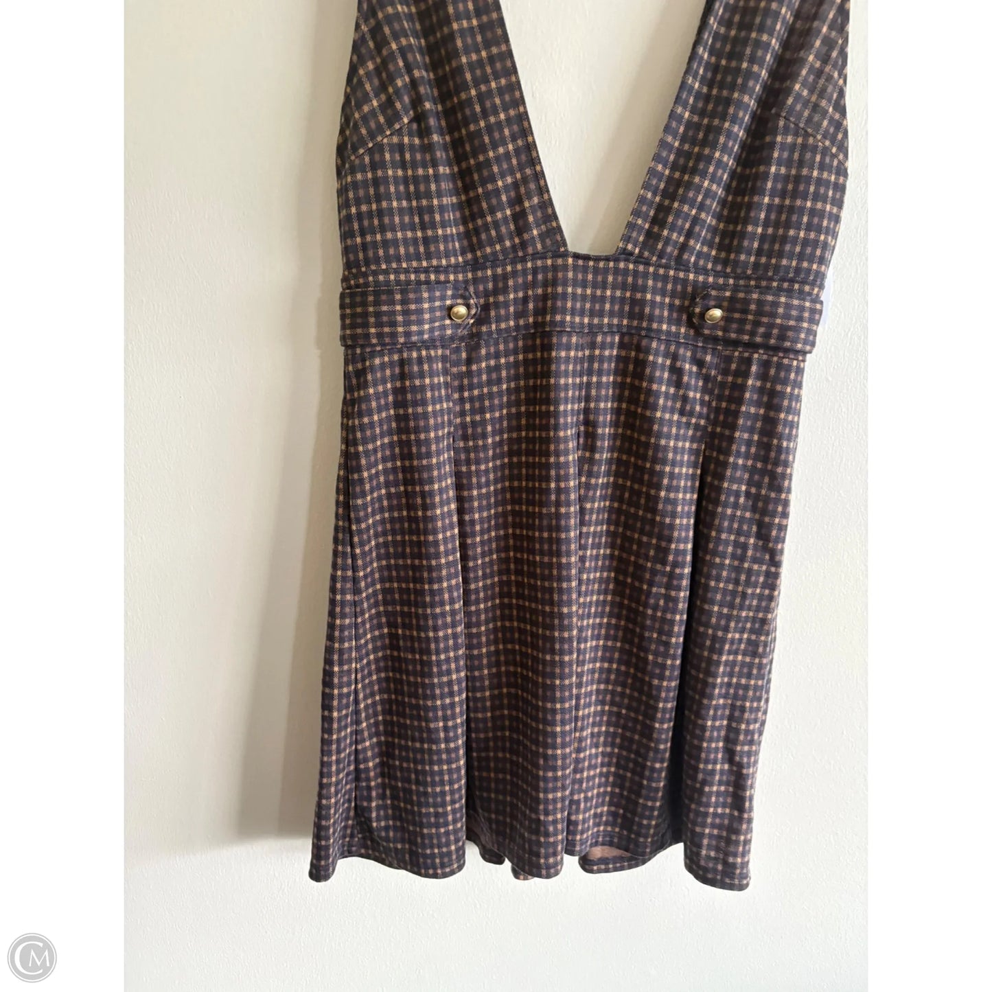 Dress Casual Midi By American Eagle In Plaid Pattern, Size: S