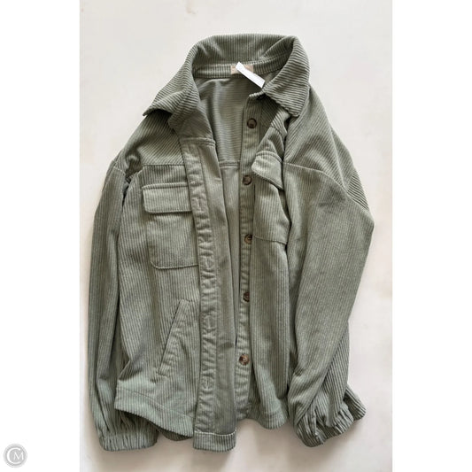 Jacket Moto By ott In Green, Size: M