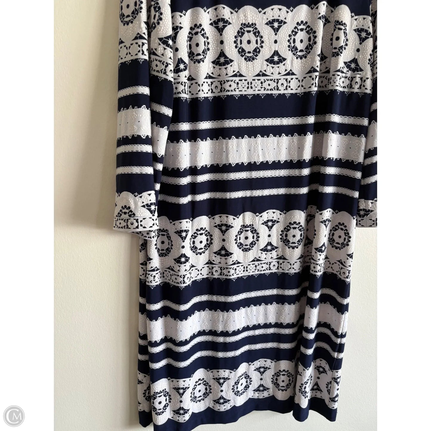Dress Casual Midi By Studio 1 In Blue, Size: 18