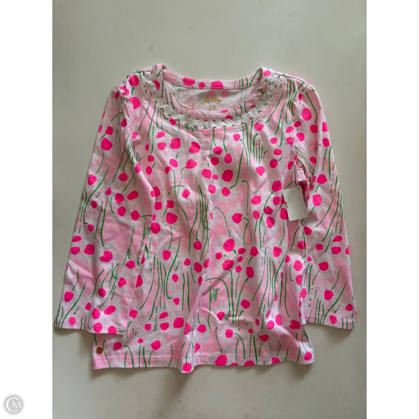 Blouse Designer By Lilly Pulitzer In Pink, Size: Xs