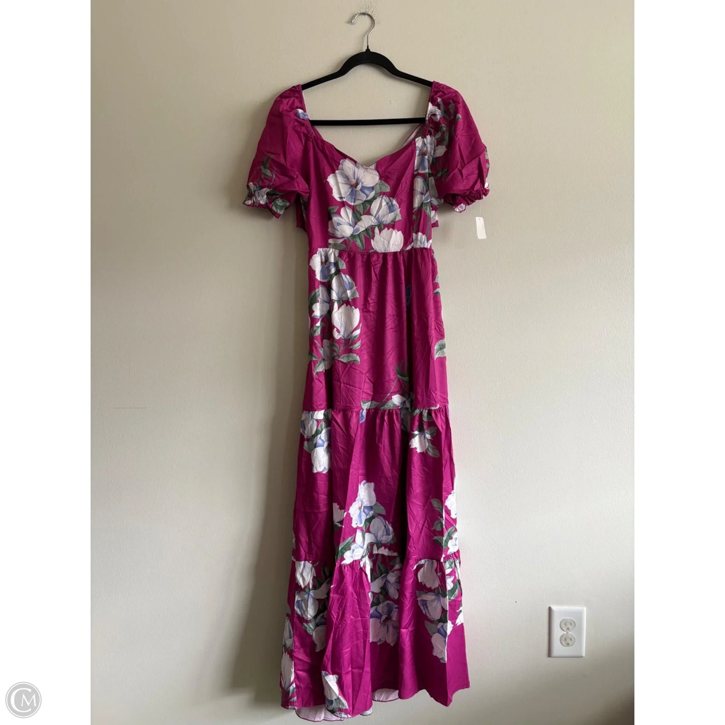 Dress Casual Midi By mergsi In Floral Print, Size: M