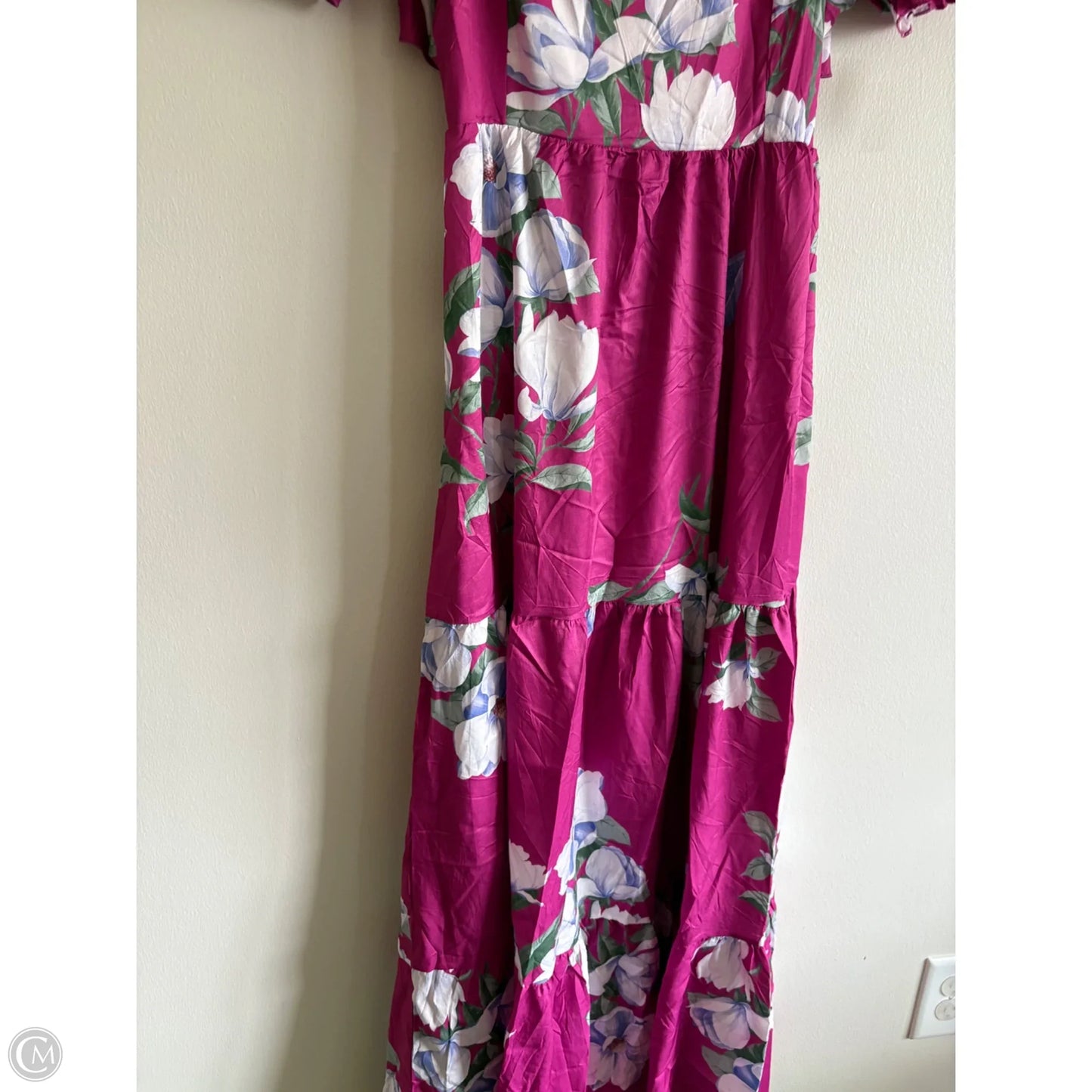 Dress Casual Midi By mergsi In Floral Print, Size: M