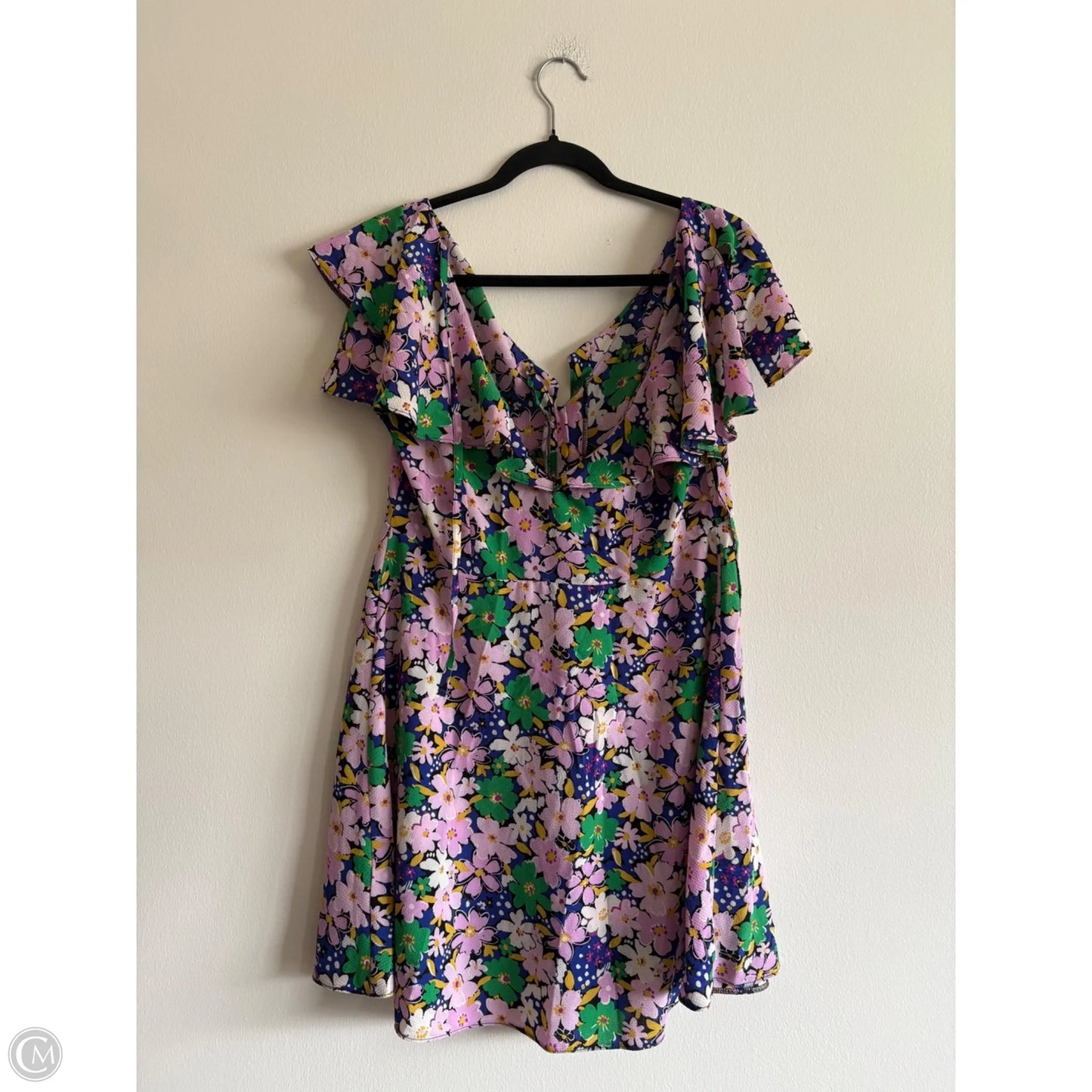 Dress Casual Midi By Asos In Floral Print, Size: 8