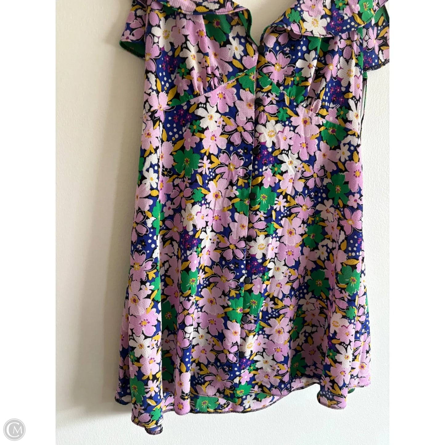 Dress Casual Midi By Asos In Floral Print, Size: 8