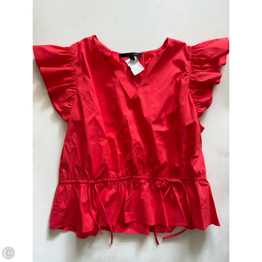 Blouse Short Sleeve By Marc New York In Pink, Size: Xl