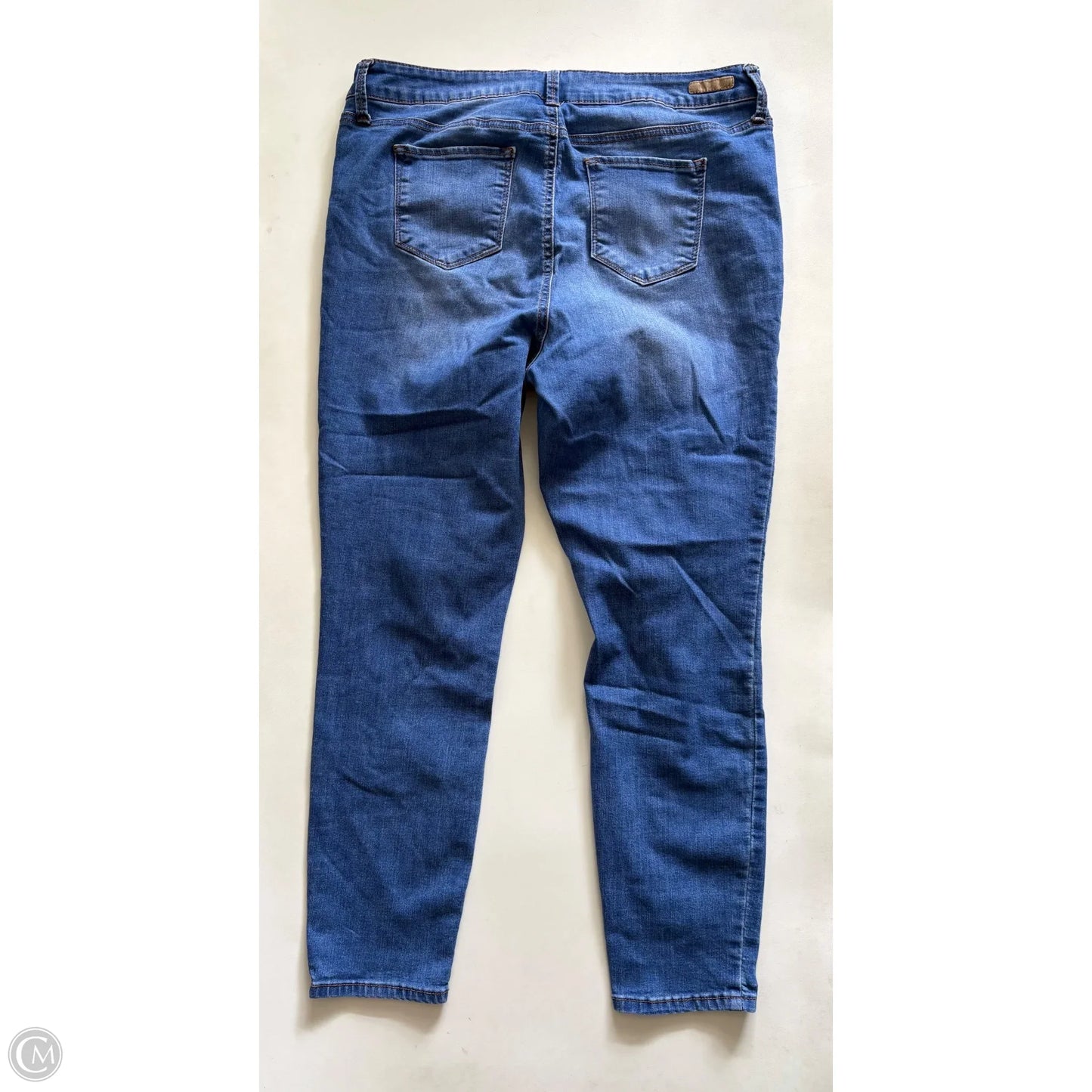 Jeans Skinny By True Craft In Blue, Size: 16