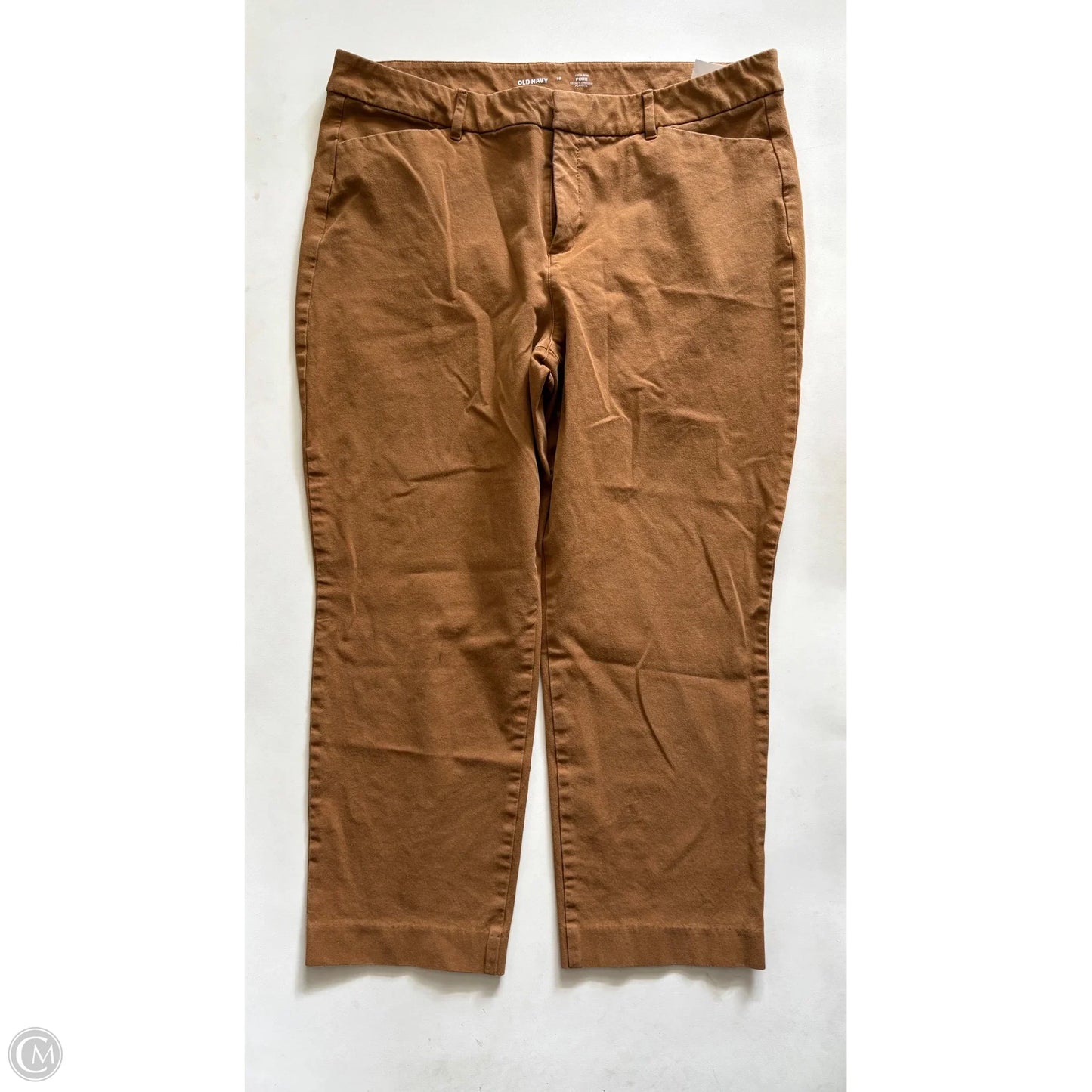 Jeans Cropped By Old Navy In Brown, Size: 16