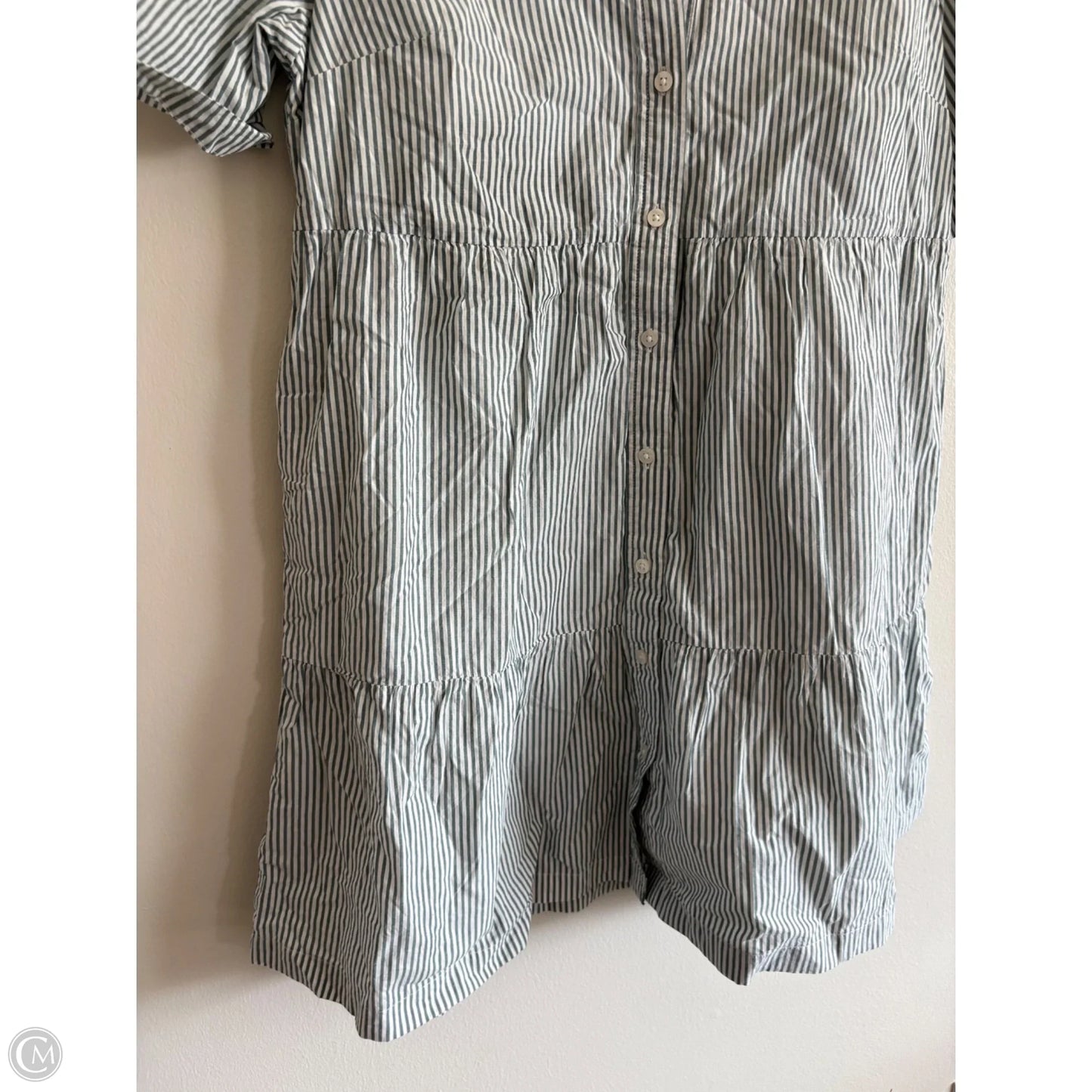 Dress Casual Midi By Gap In Striped Pattern, Size: S