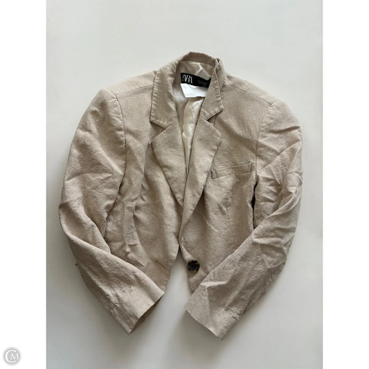 Blazer By Zara In Tan, Size: S