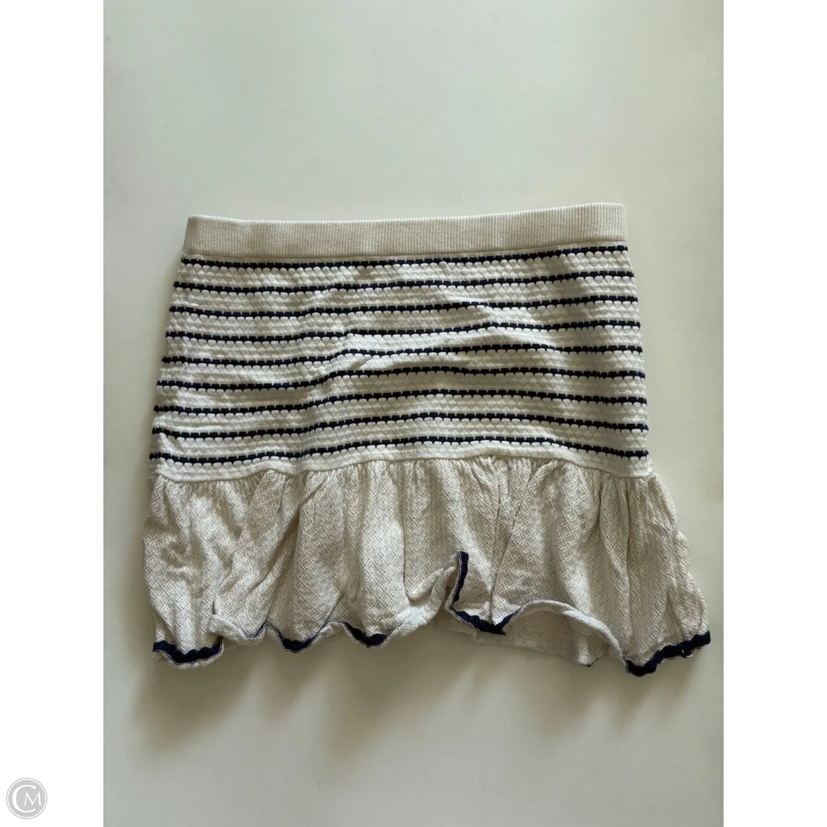 Skirt Set 2pc By Freshman In Striped Pattern, Size: Xl
