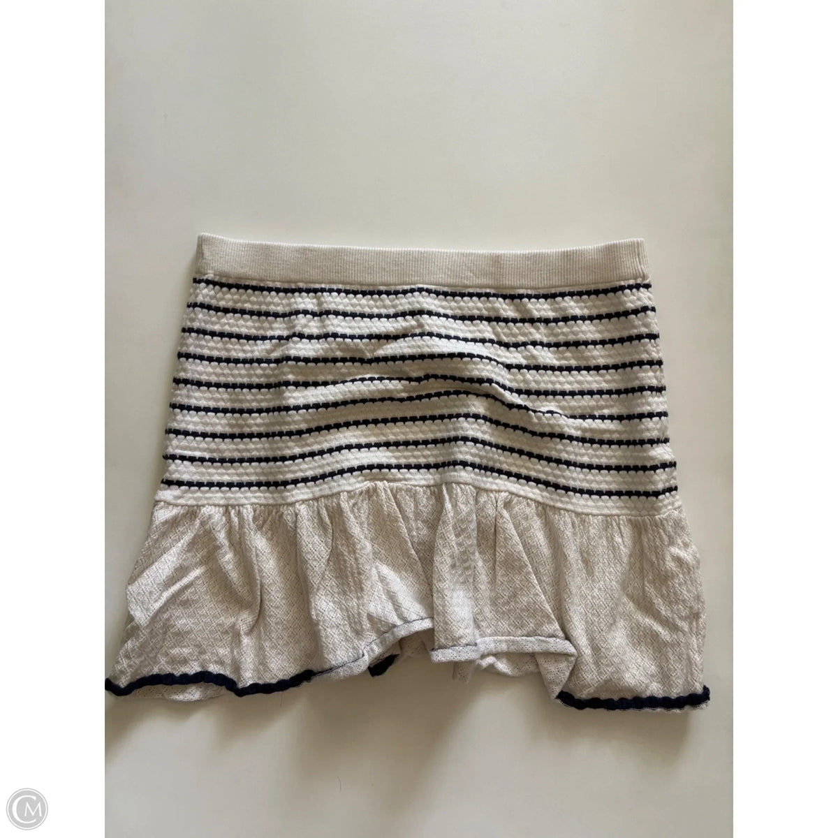 Skirt Set 2pc By Freshman In Striped Pattern, Size: Xl