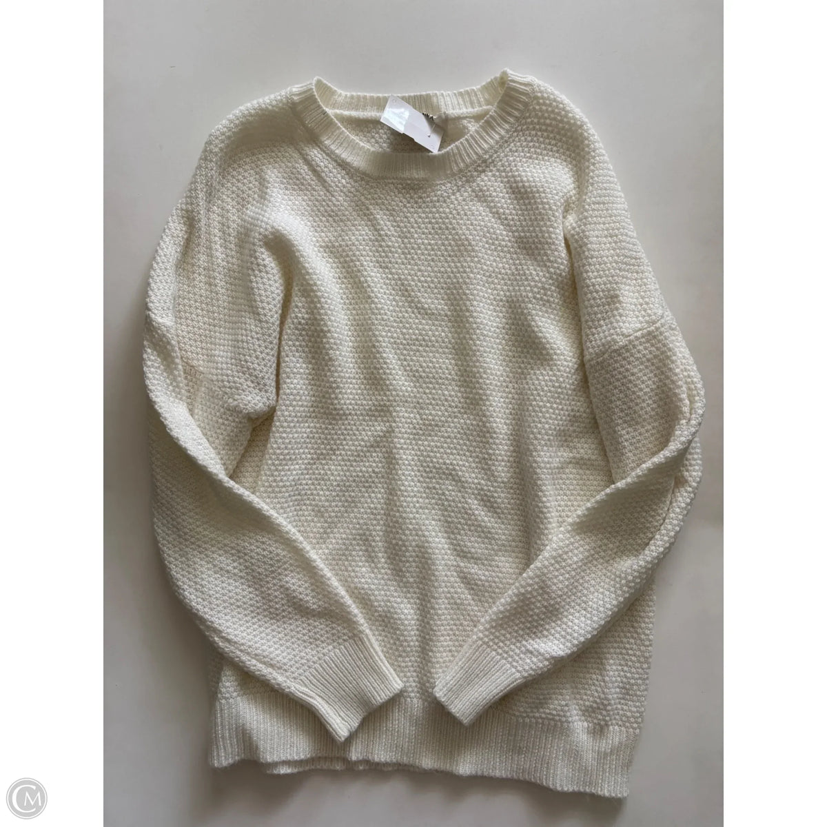 Sweater By Zenana In White, Size: L