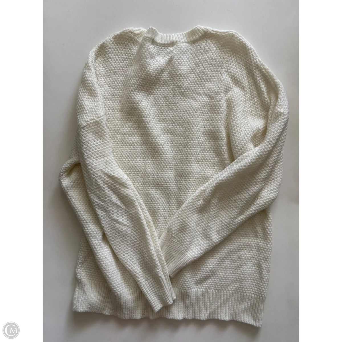 Sweater By Zenana In White, Size: L