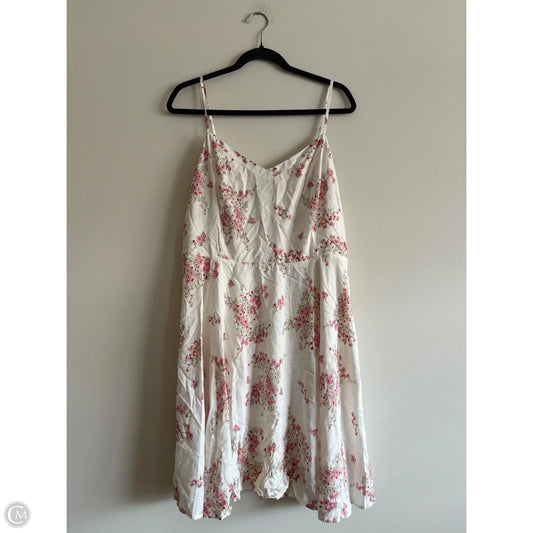 Dress Casual Midi By Old Navy In Floral Print, Size: Xl