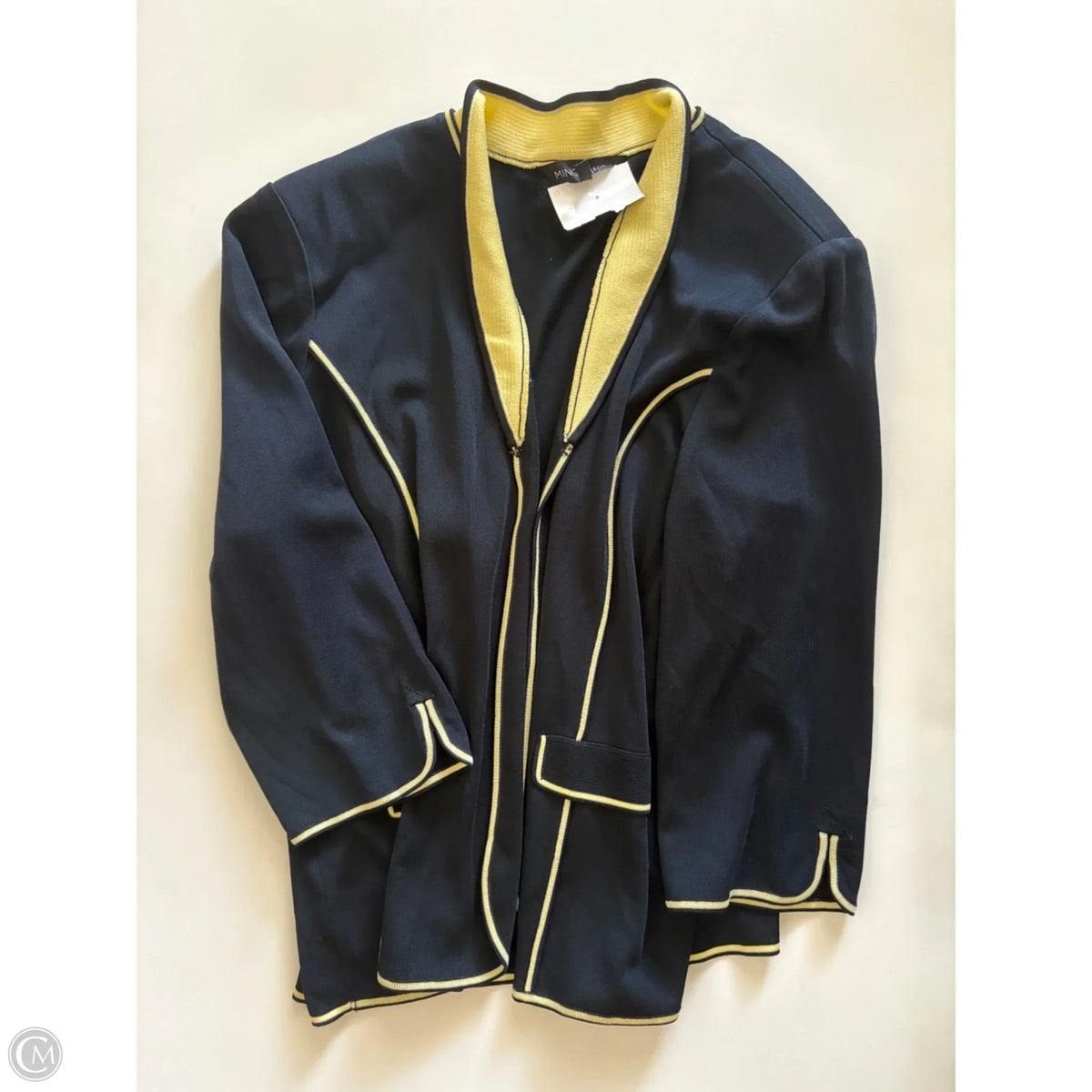 Blazer By Ming Wang In Blue, Size: Xl