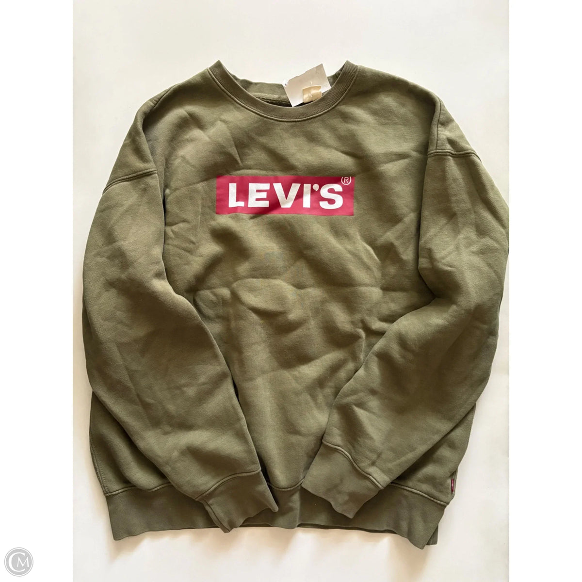 Sweater By Levis In Green, Size: M