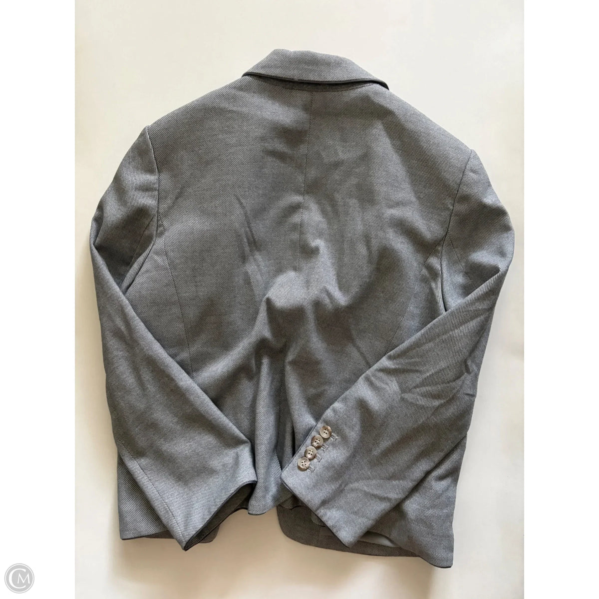 Blazer By Ann Taylor In Grey, Size: 14