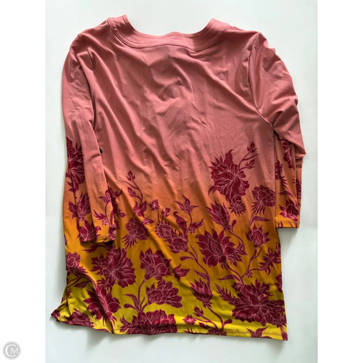 Blouse Long Sleeve By collection In Pink, Size: M
