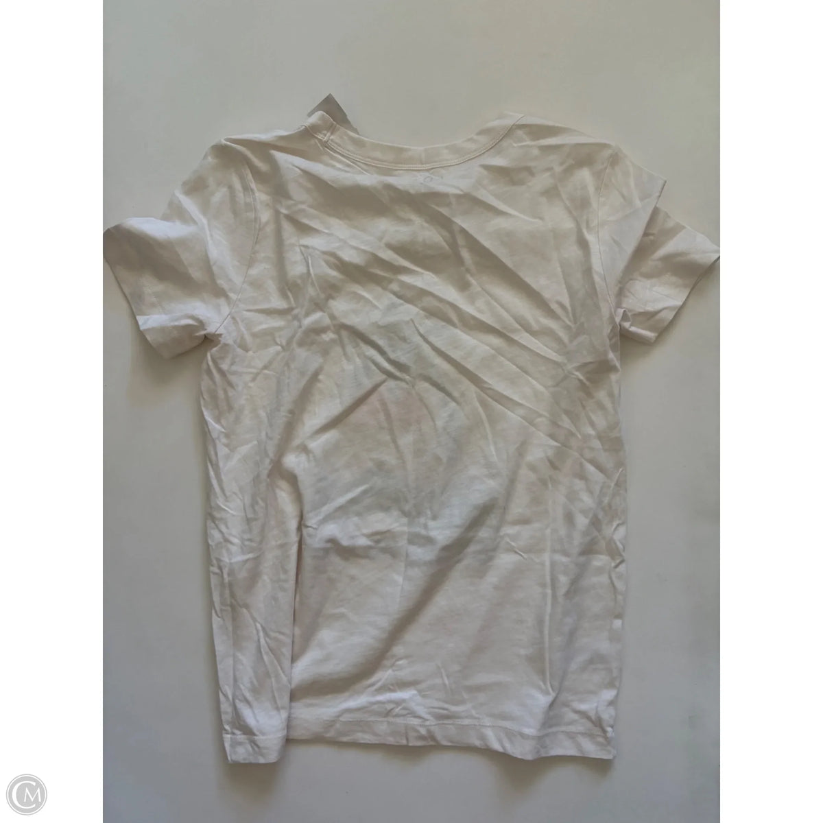Blouse Short Sleeve By Loft In Cream, Size: S