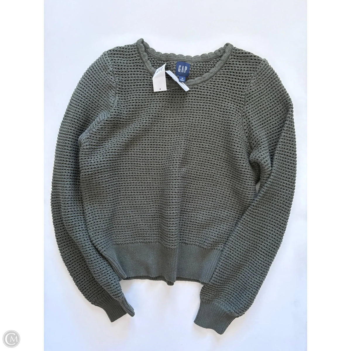 Sweater By Gap In Green, Size: M