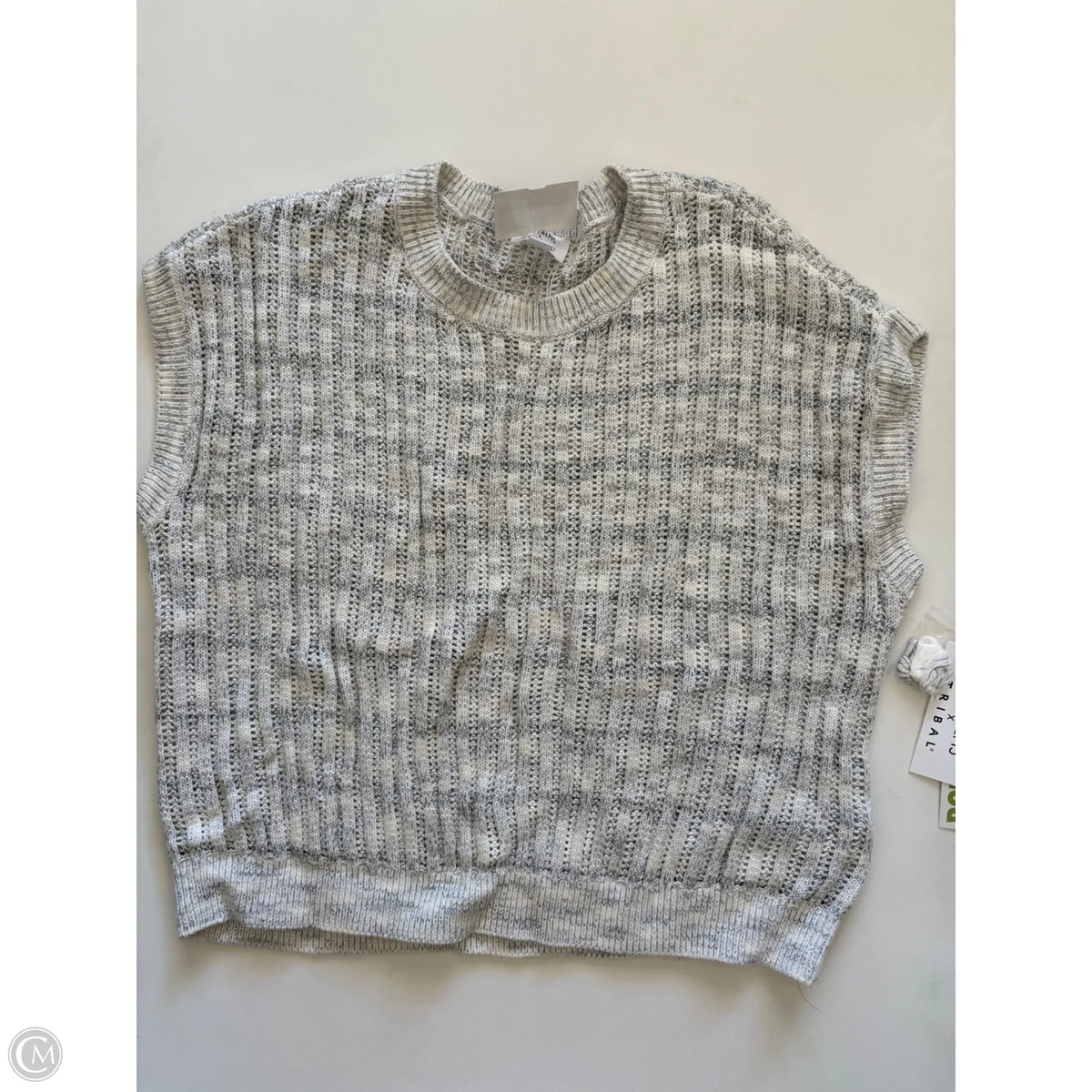 Sweater By Tribal In Grey, Size: M