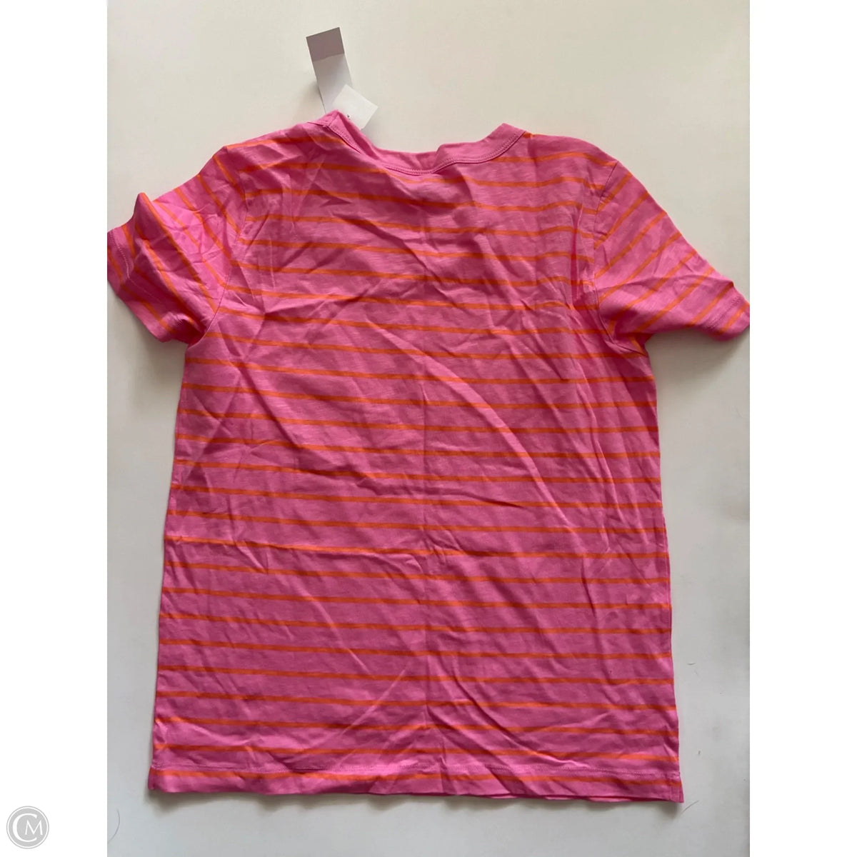 Blouse Short Sleeve By Loft In Pink, Size: S