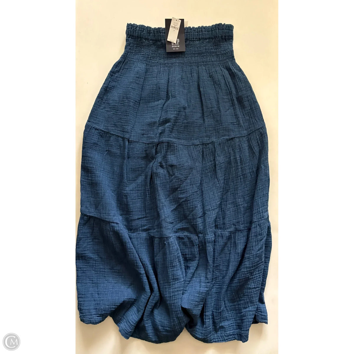 Skirt Midi By Gap In Blue, Size: S