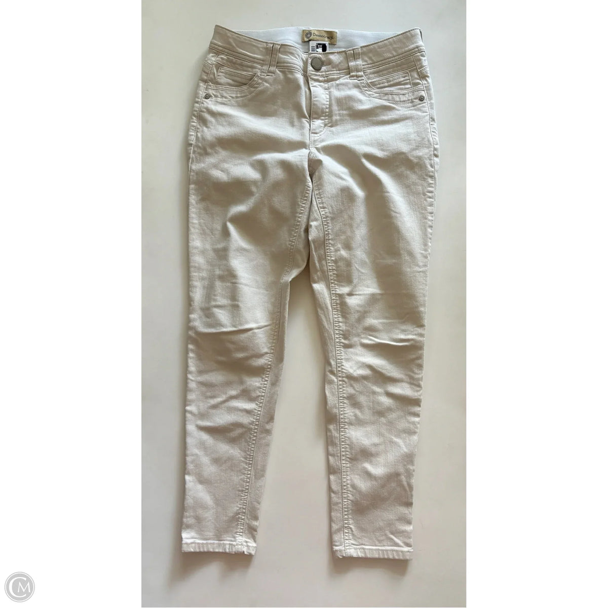 Jeans Boot Cut By Democracy In Cream, Size: 8