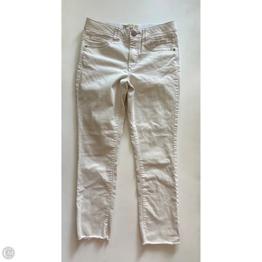 Jeans Boot Cut By Democracy In Cream, Size: 8
