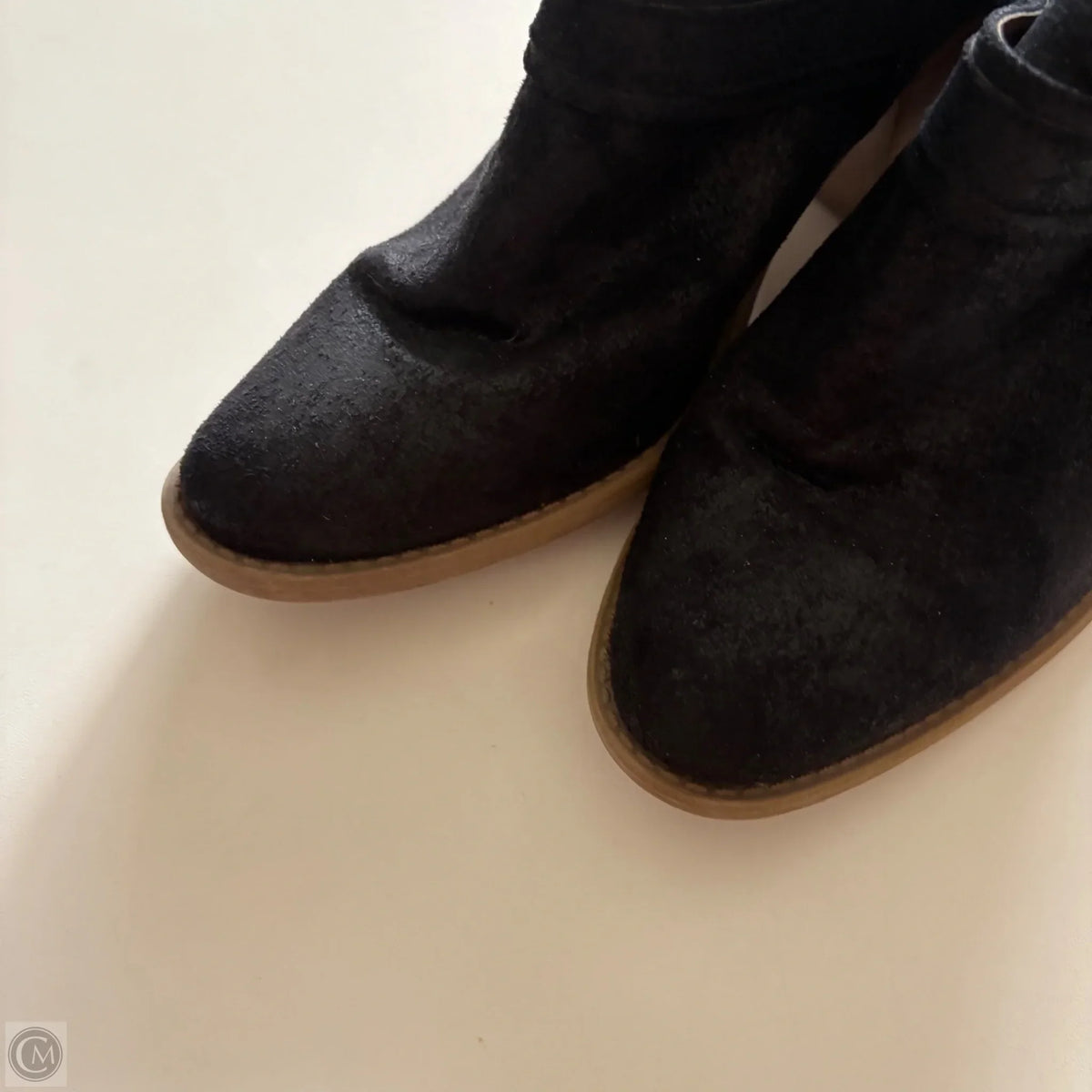 Boots Ankle Heels By Qupid In Black, Size: 9