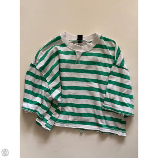 Blouse Long Sleeve By Wild Fable In Striped Pattern, Size: S