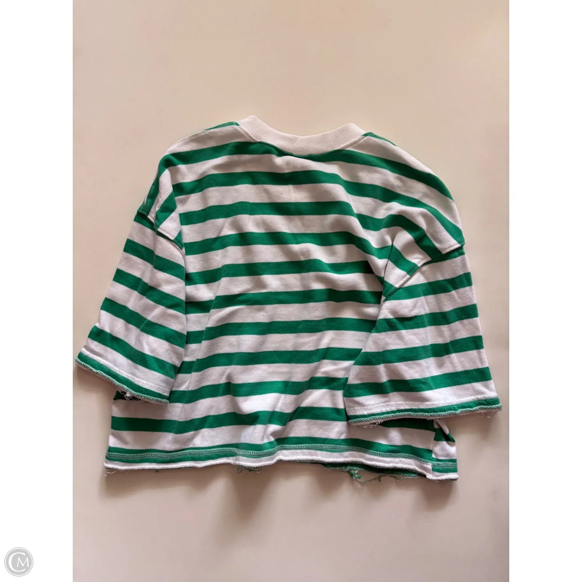 Blouse Long Sleeve By Wild Fable In Striped Pattern, Size: S